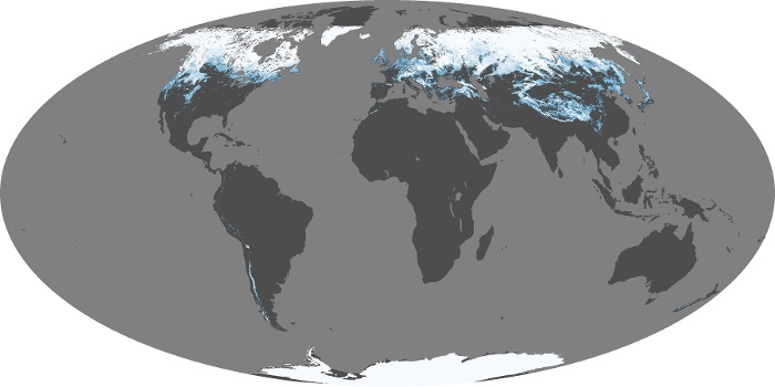 Global Map Snow Cover Image 93