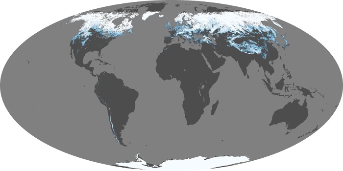 Global Map Snow Cover Image 35