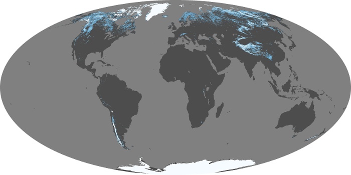 Global Map Snow Cover Image 103