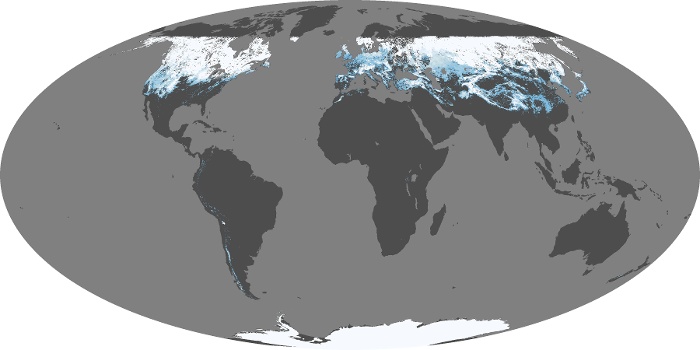 Global Map Snow Cover Image 106