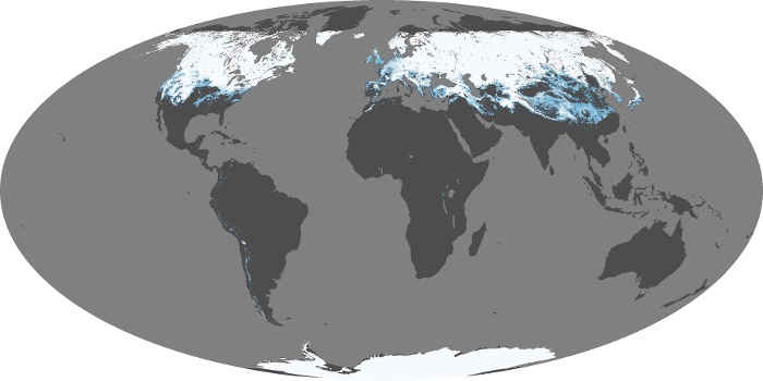 Global Map Snow Cover Image 107