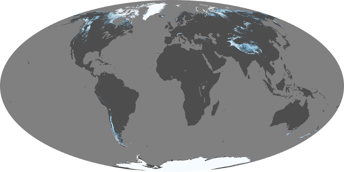 Global Map Snow Cover Image 84