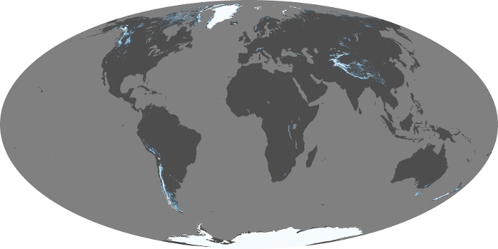 Global Map Snow Cover Image 37