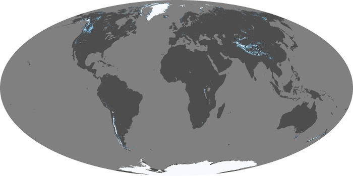 Global Map Snow Cover Image 38