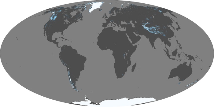 Global Map Snow Cover Image 86