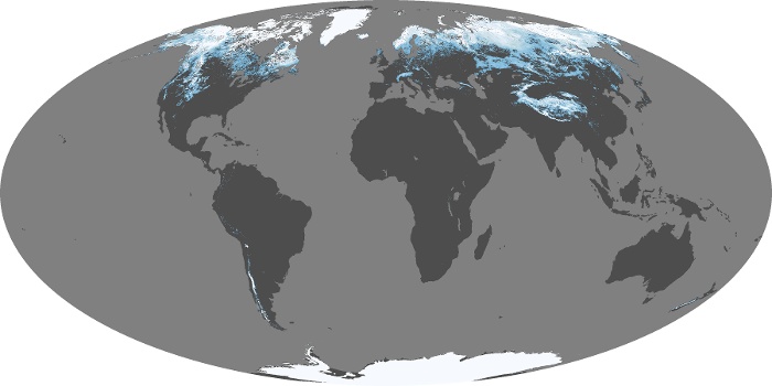 Global Map Snow Cover Image 116
