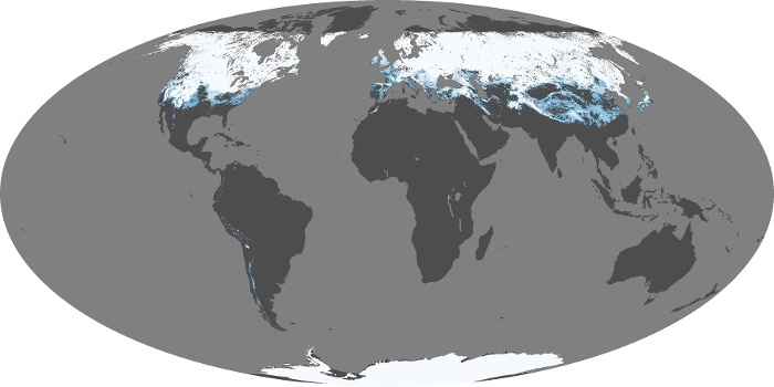 Global Map Snow Cover Image 43