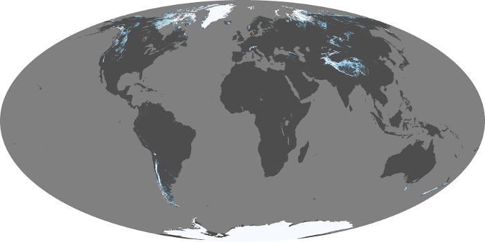 Global Map Snow Cover Image 48