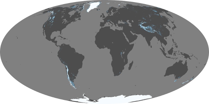 Global Map Snow Cover Image 61