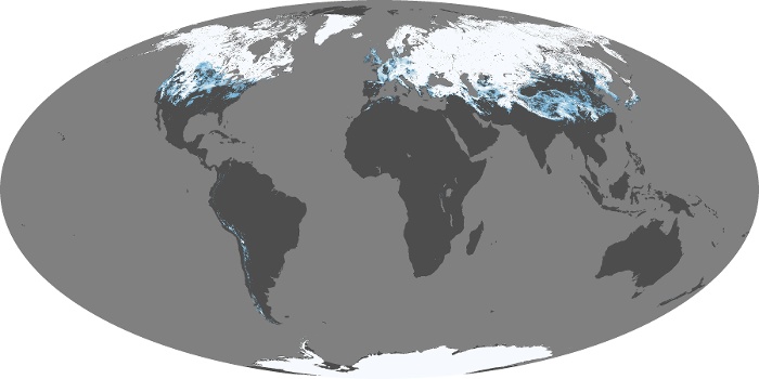 Global Map Snow Cover Image 144