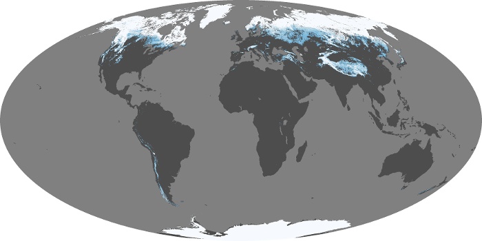 Global Map Snow Cover Image 146