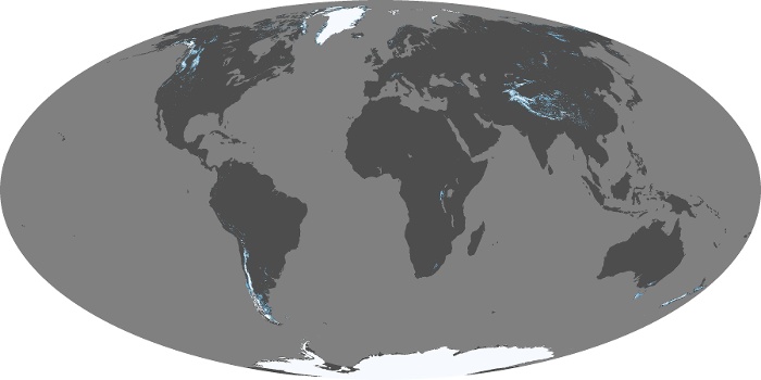 Global Map Snow Cover Image 73
