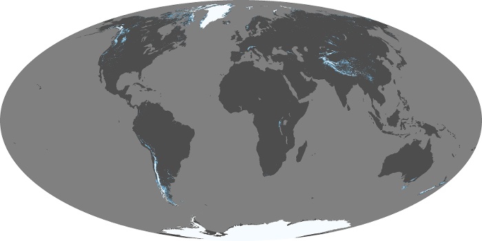 Global Map Snow Cover Image 85