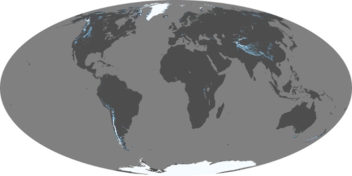 Global Map Snow Cover Image 104