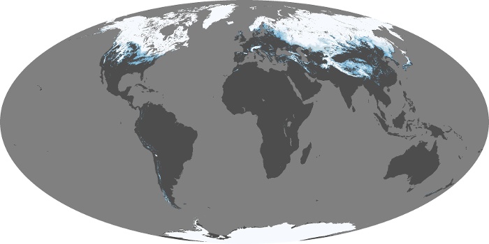 Global Map Snow Cover Image 169