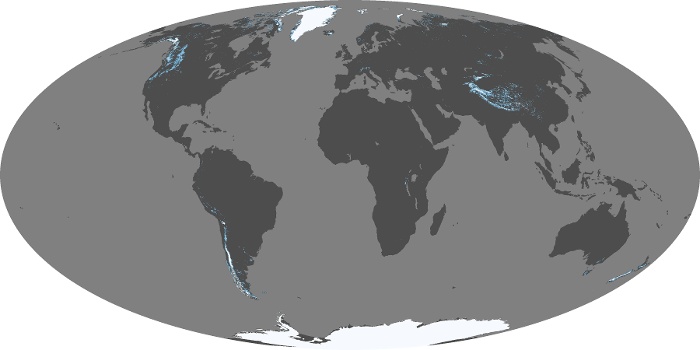 Global Map Snow Cover Image 98