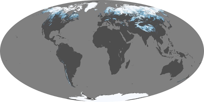 Global Map Snow Cover Image 100