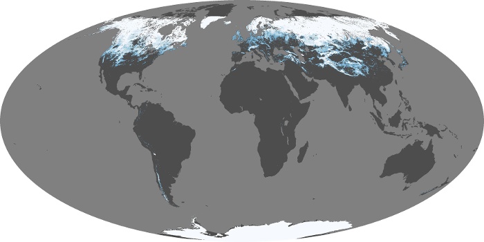 Global Map Snow Cover Image 177