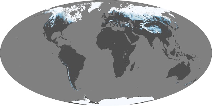 Global Map Snow Cover Image 106