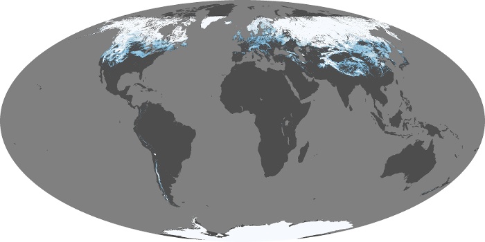 Global Map Snow Cover Image 113