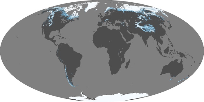 Global Map Snow Cover Image 167