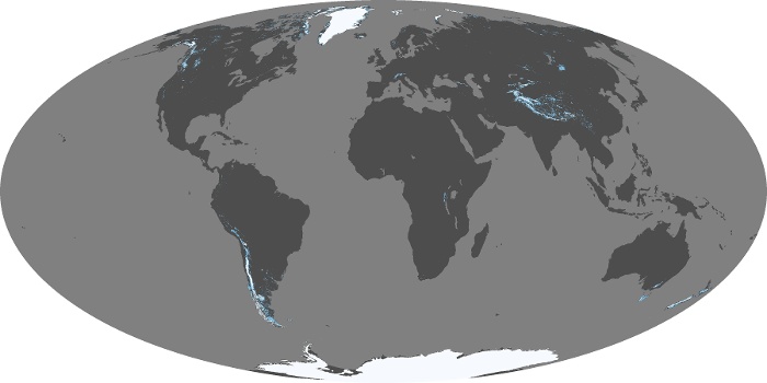Global Map Snow Cover Image 197