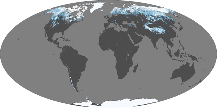 Global Map Snow Cover Image 224