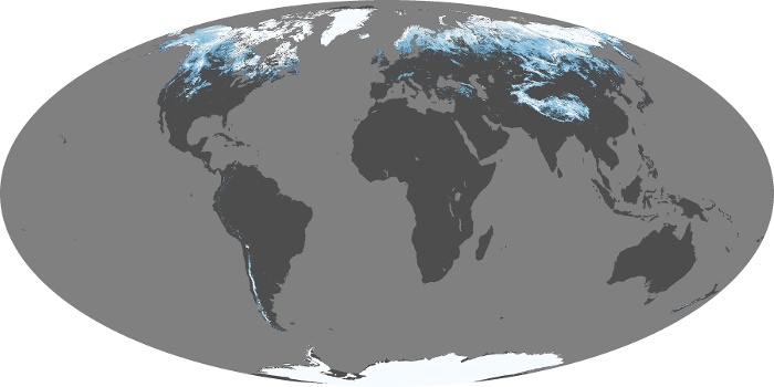 Global Map Snow Cover Image 148