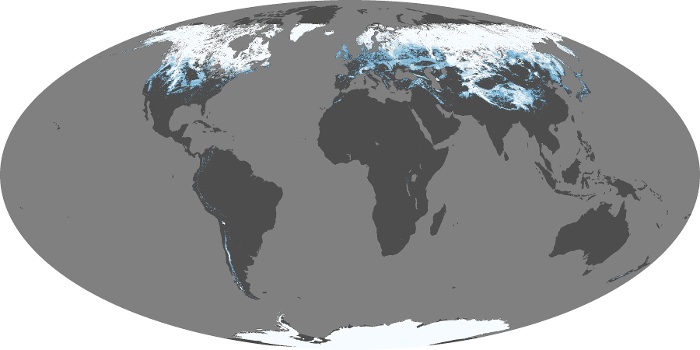 Global Map Snow Cover Image 197