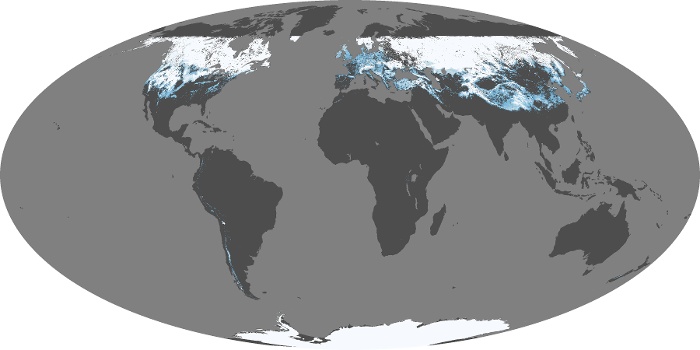 Global Map Snow Cover Image 150
