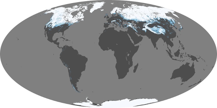 Global Map Snow Cover Image 229