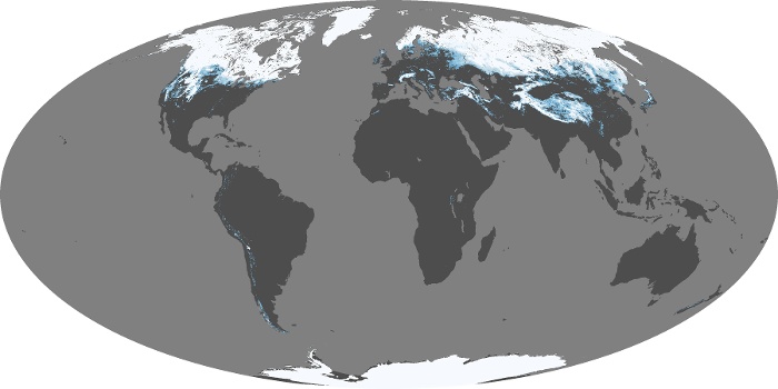 Global Map Snow Cover Image 241