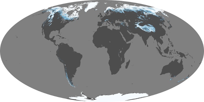 Global Map Snow Cover Image 215