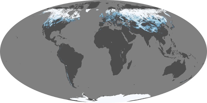 Global Map Snow Cover Image 173