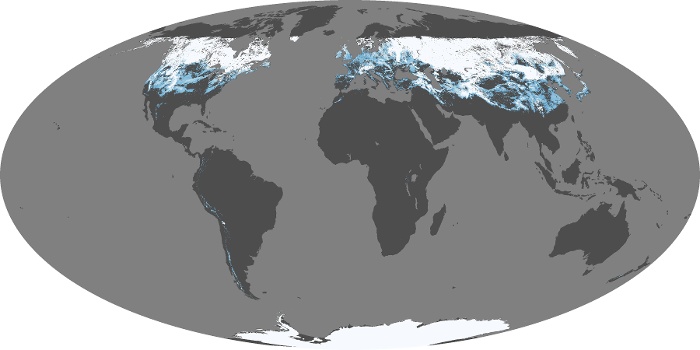 Global Map Snow Cover Image 250