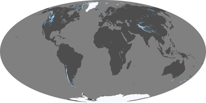 Global Map Snow Cover Image 181