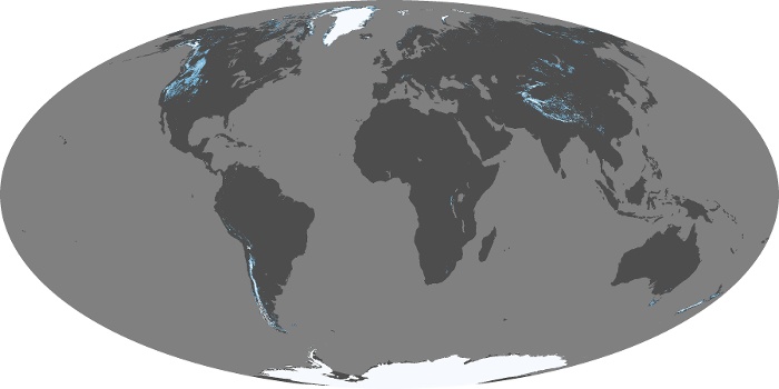 Global Map Snow Cover Image 182
