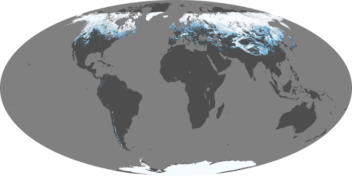 Global Map Snow Cover Image 233