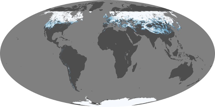 Global Map Snow Cover Image 262
