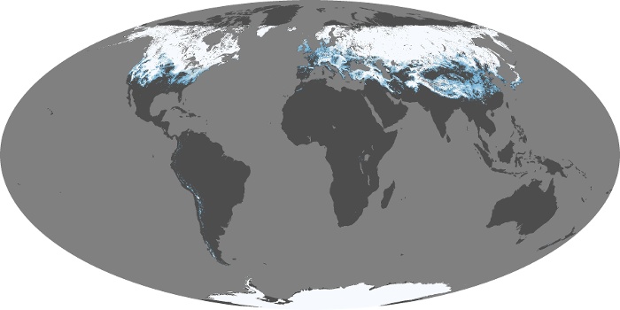 Global Map Snow Cover Image 187