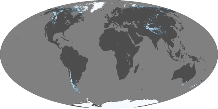 Global Map Snow Cover Image 268
