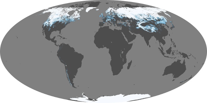 Global Map Snow Cover Image 273