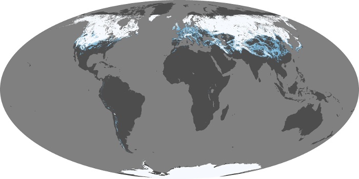 Global Map Snow Cover Image 275