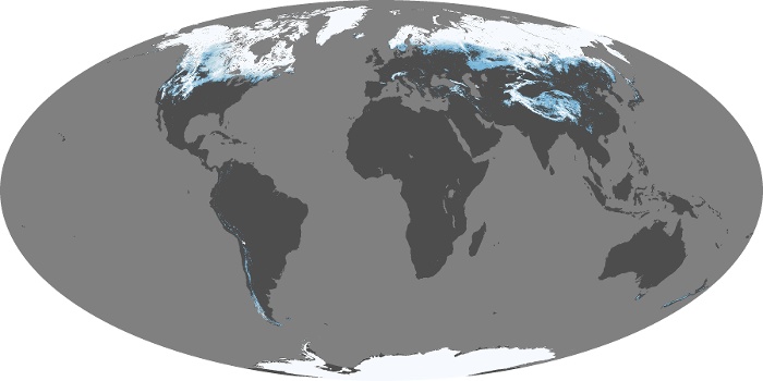Global Map Snow Cover Image 202