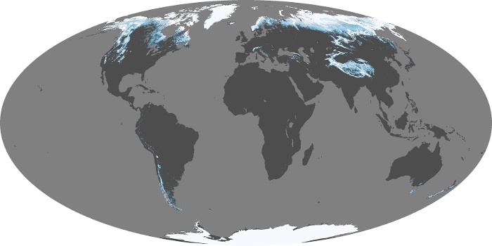 Global Map Snow Cover Image 279