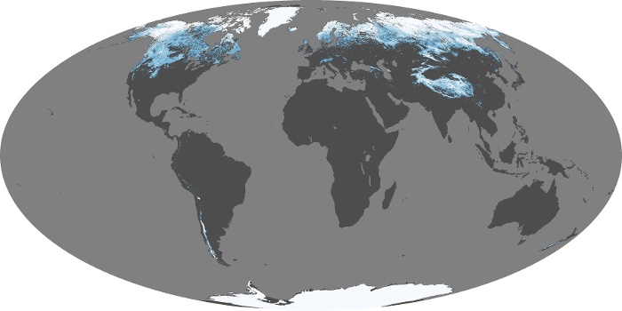 Global Map Snow Cover Image 284
