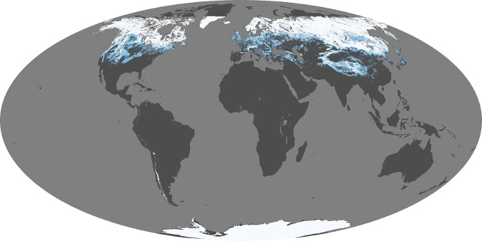 Global Map Snow Cover Image 285