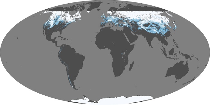 Global Map Snow Cover Image 286