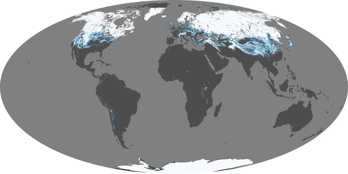 Global Map Snow Cover Image 288