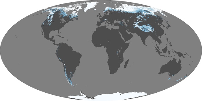 Global Map Snow Cover Image 291